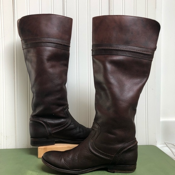 Frye Melissa Trapunto Style #76442 Riding Boots - Picture 2 of 8